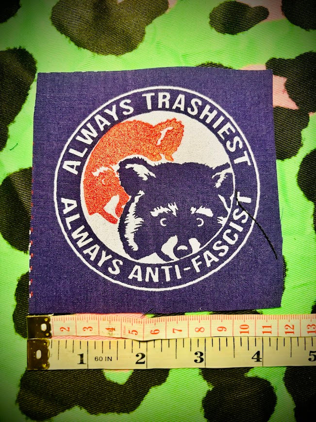 ANTIFA raccoons patch