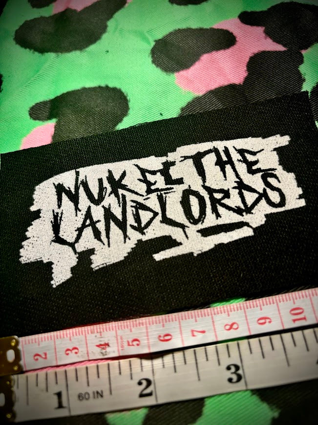 Nuke the Landlords sew on patch