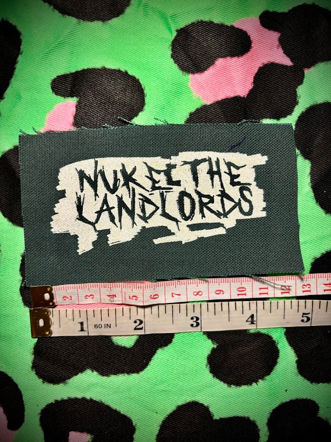 Nuke the Landlords sew on patch