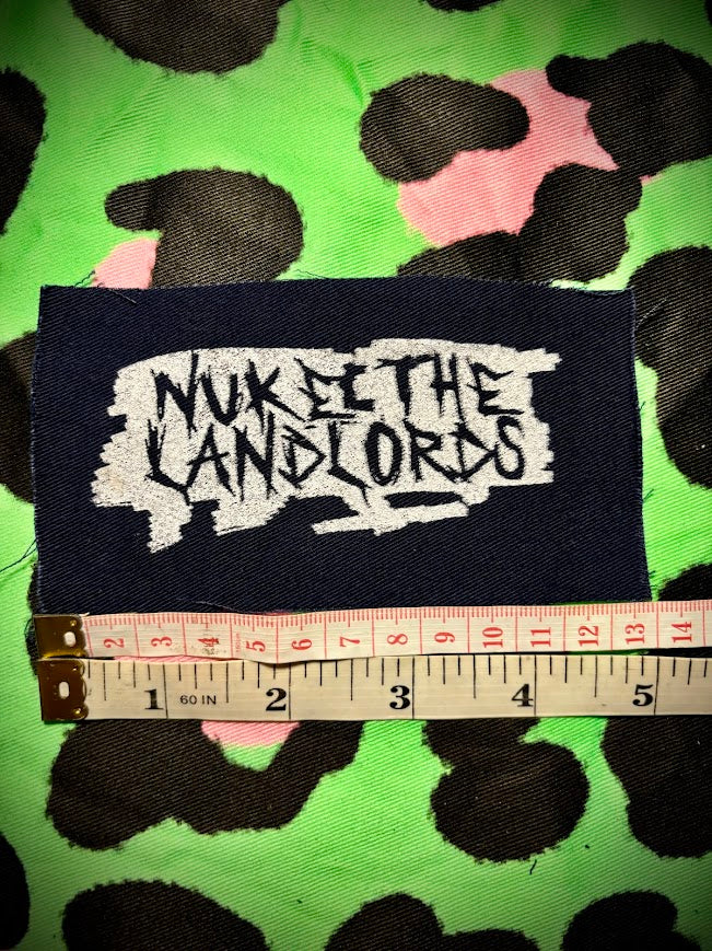 Nuke the Landlords sew on patch