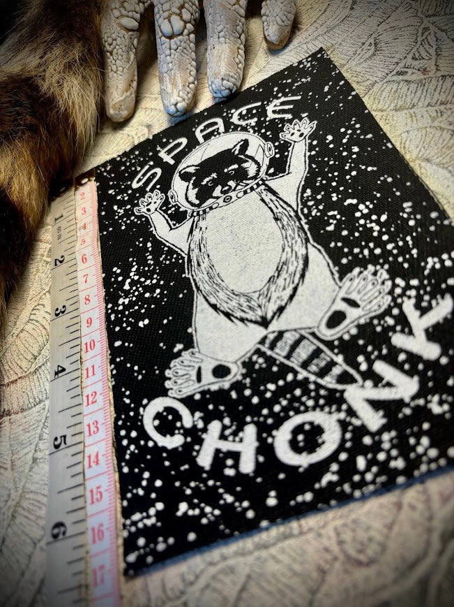 Space Chonk, Raccoon space traveler patch