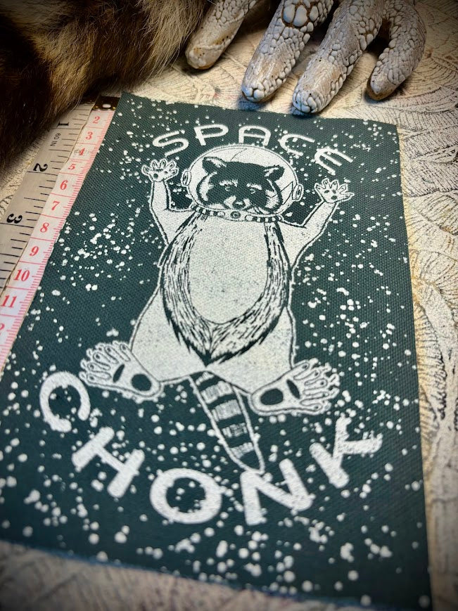 Space Chonk, Raccoon space traveler patch