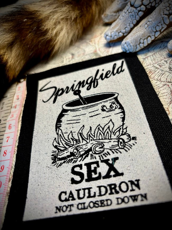 Springfield Sex Cauldron. Tourist patch from the Simpsons.