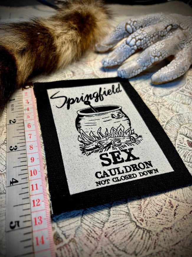 Springfield Sex Cauldron. Tourist patch from the Simpsons.