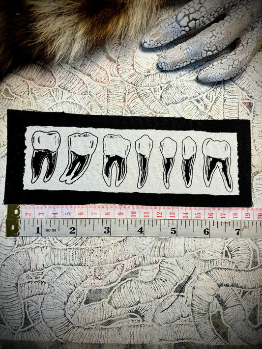 Row of teeth patch