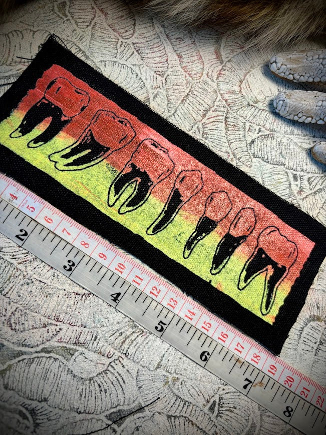 Row of teeth patch