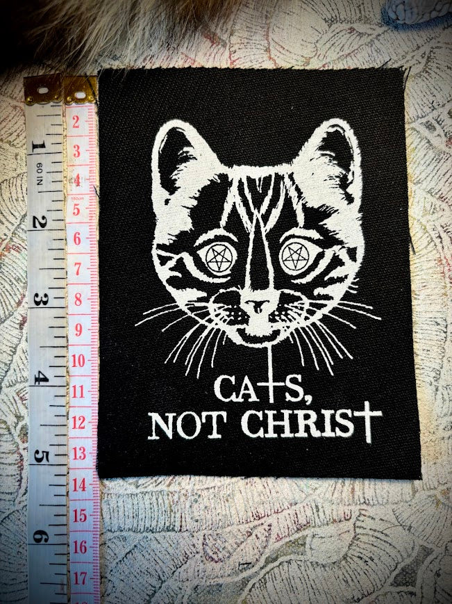 Cats not Christ! patch