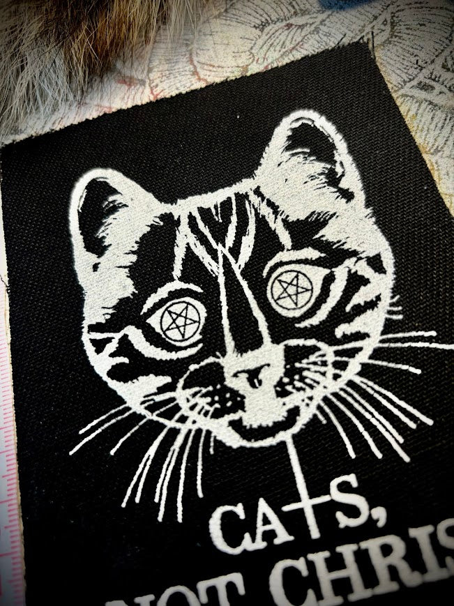 Cats not Christ! patch