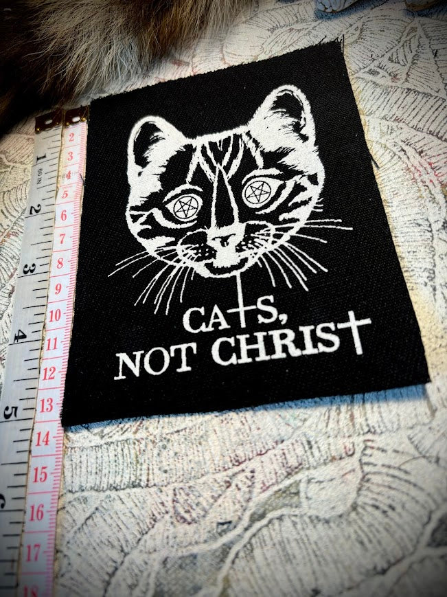 Cats not Christ! patch