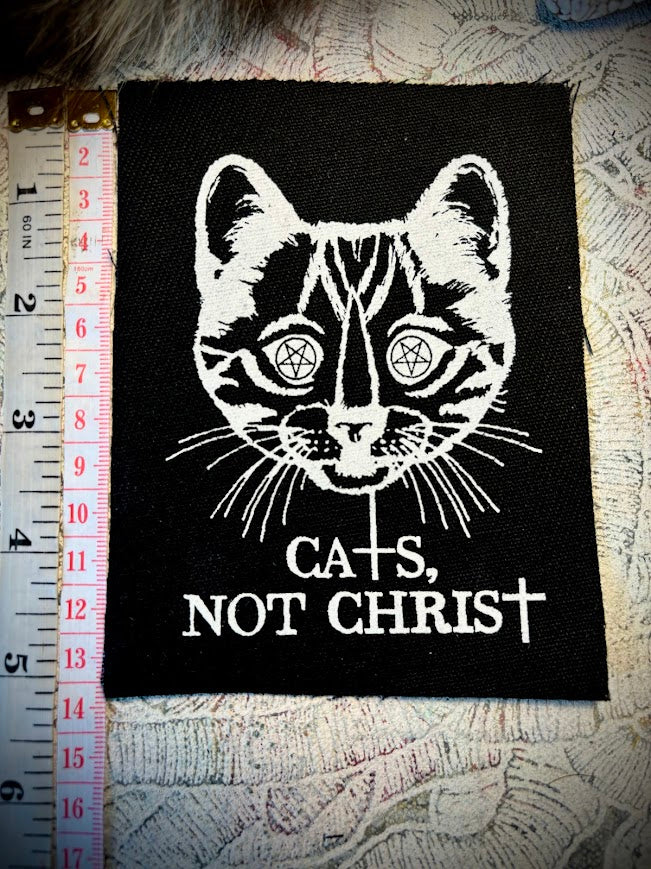 Cats not Christ! patch