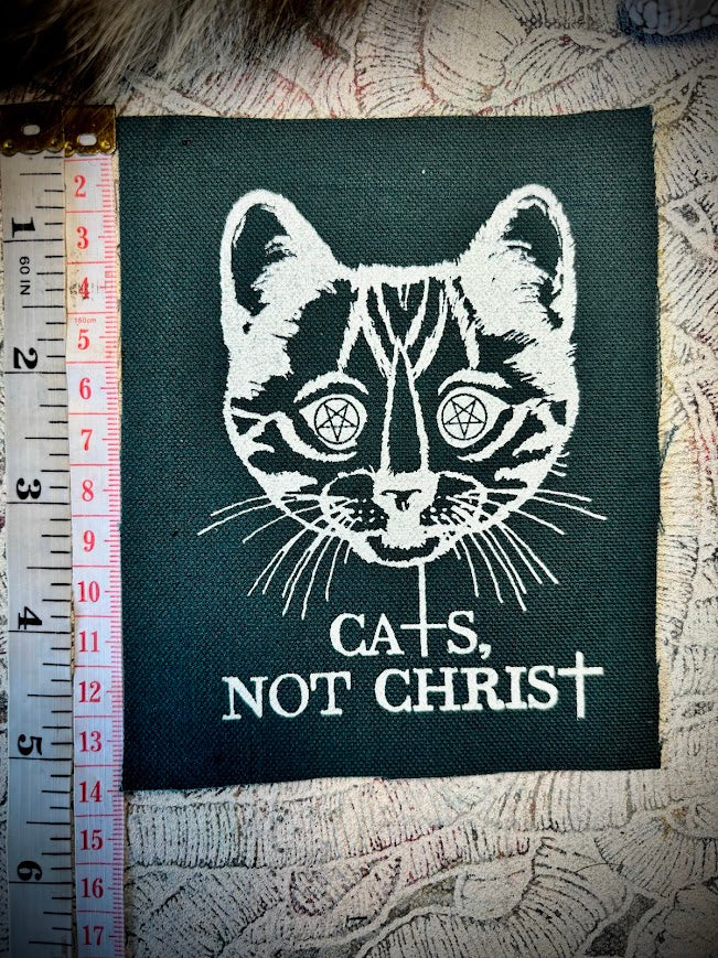 Cats not Christ! patch