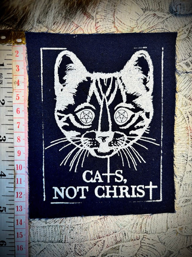 Cats not Christ! patch