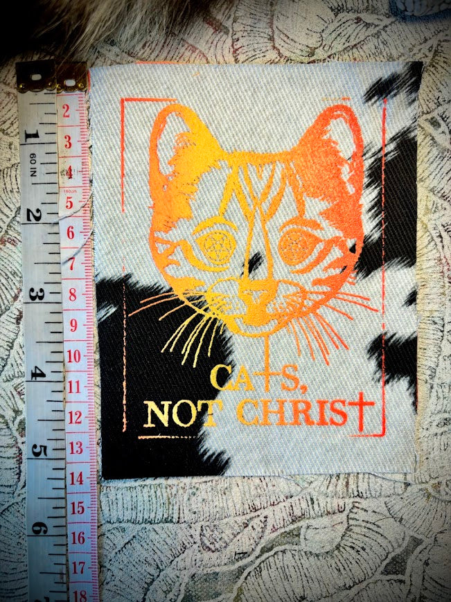 Cats not Christ! patch