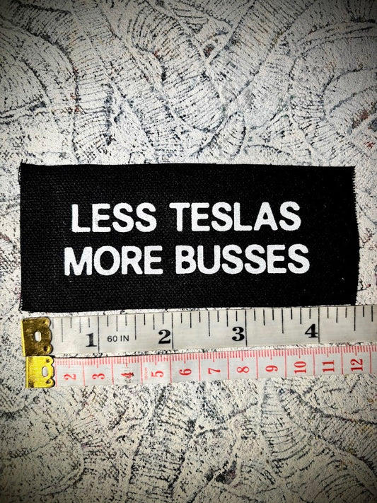 Less Teslas, More Busses