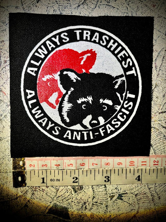 ANTIFA raccoons patch