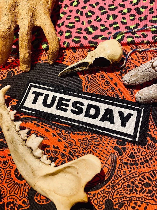 Tuesday! sew on patch