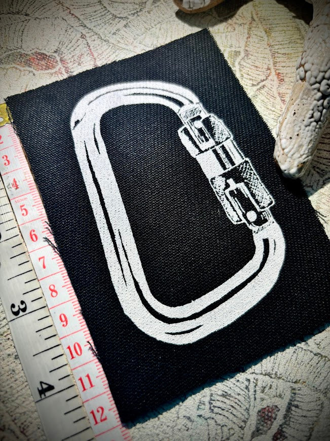Carabiner patch.