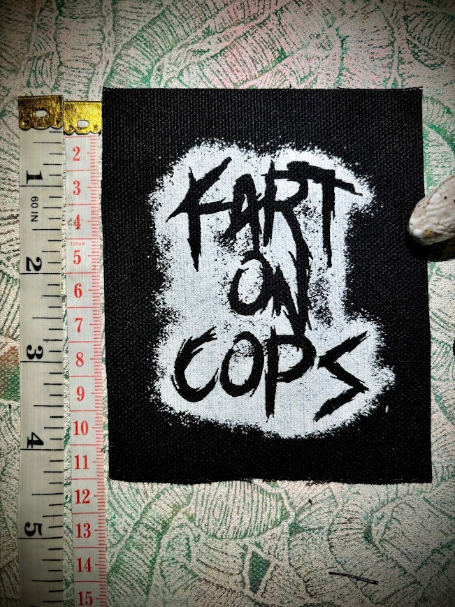 Fart on cops sew on patch