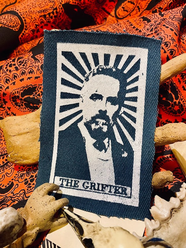 The Grifter tarot card sew on patch, featuring Jordan B Peterson