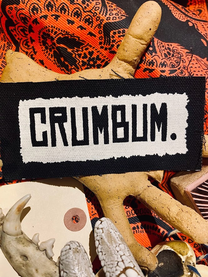 crumbum sew on patch.