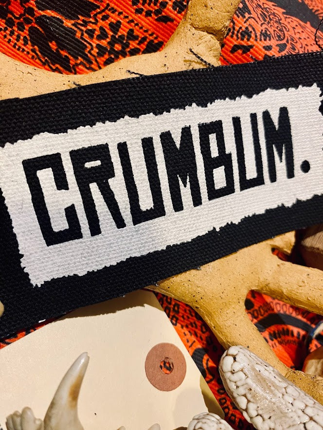 crumbum sew on patch.