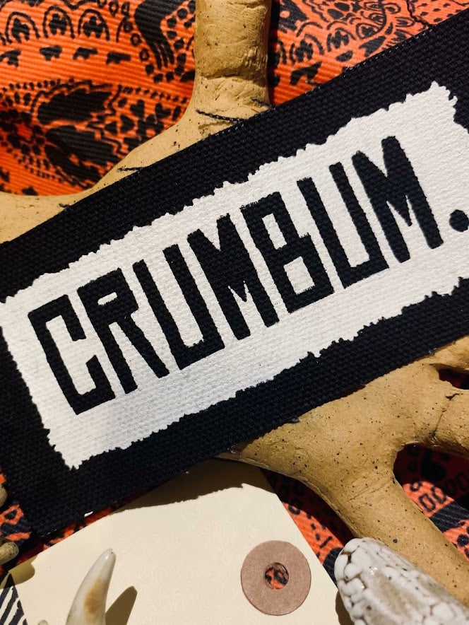 crumbum sew on patch.