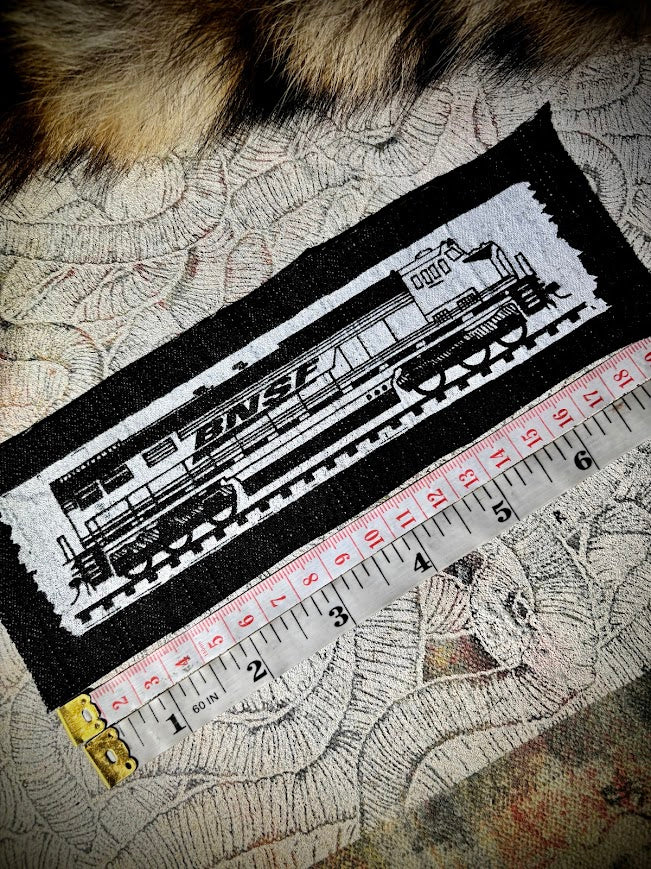 BNSF locomotive sew on patch