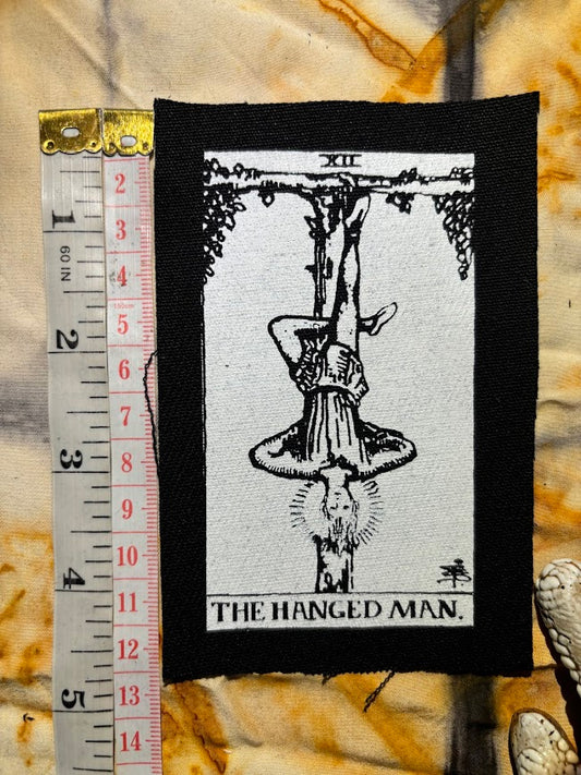 The Hanged man tarot card sew on patch