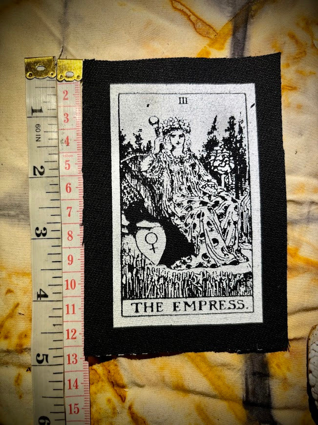The Empress tarot sew on patch