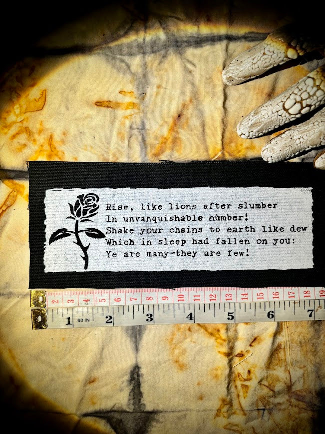 The Masque of Anarchy poem patch