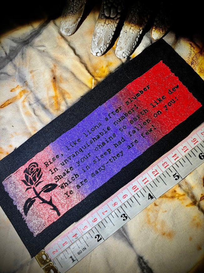 The Masque of Anarchy poem patch