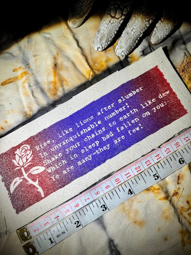 The Masque of Anarchy poem patch