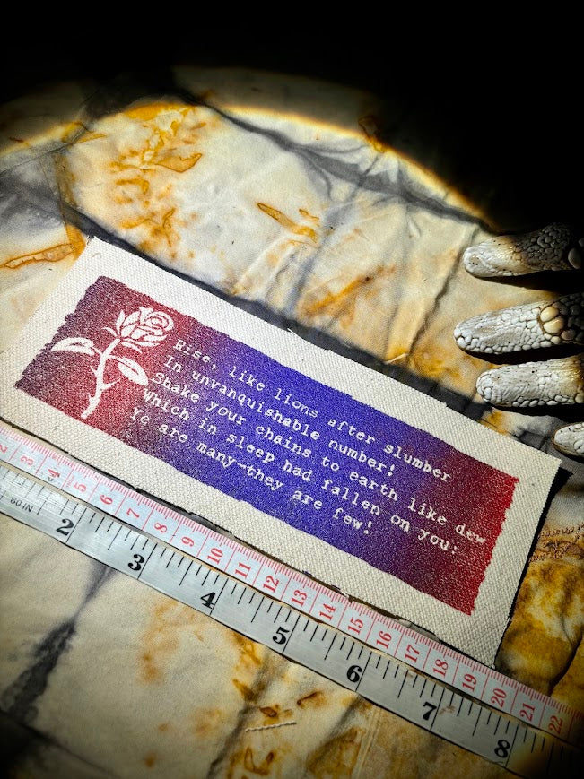 The Masque of Anarchy poem patch