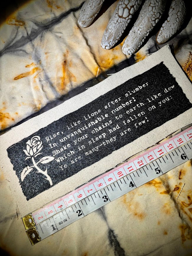 The Masque of Anarchy poem patch