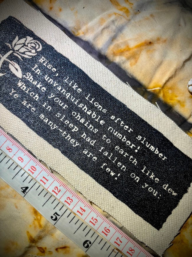 The Masque of Anarchy poem patch