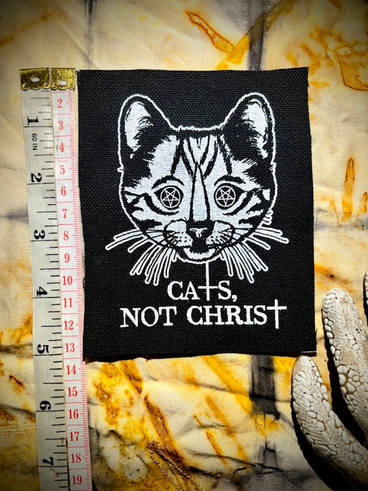 Cats not Christ! patch