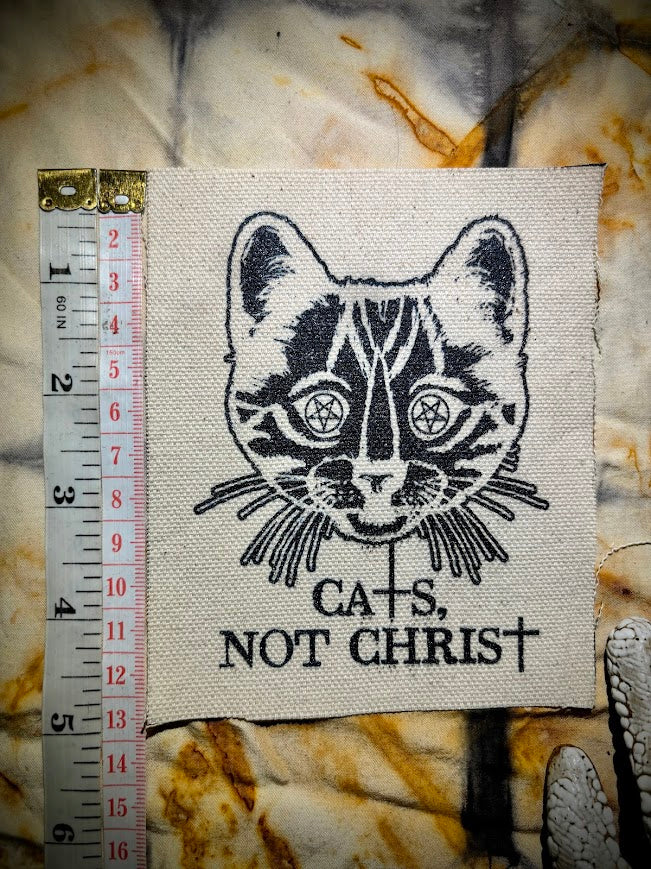 Cats not Christ! patch