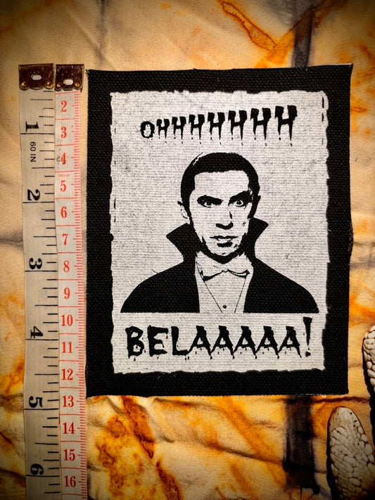 OHHHHHH! Belaaaaa! Bela Lugosi Bahaus sew on patch