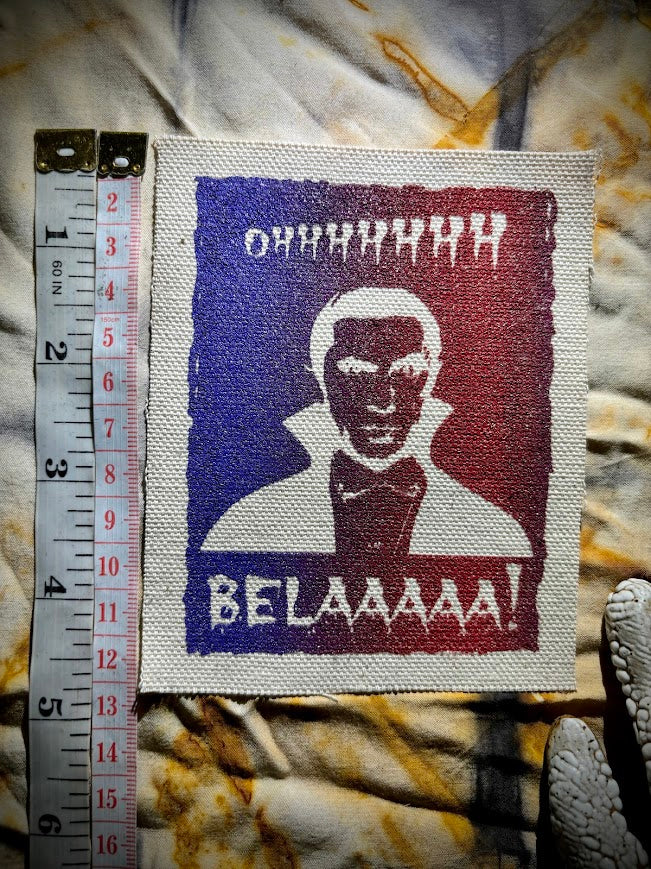 OHHHHHH! Belaaaaa! Bela Lugosi Bahaus sew on patch