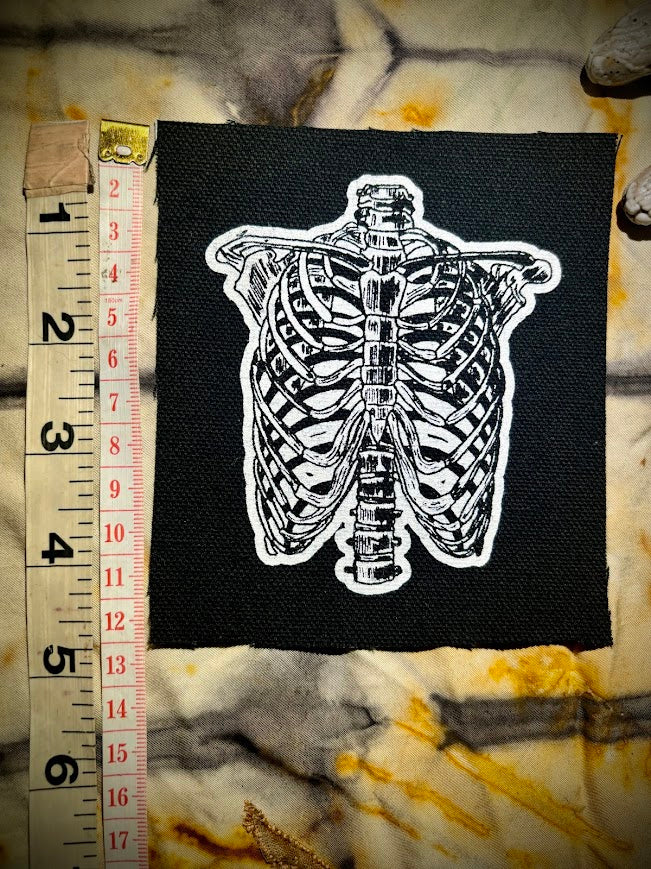 Rib Cage Sew on patch