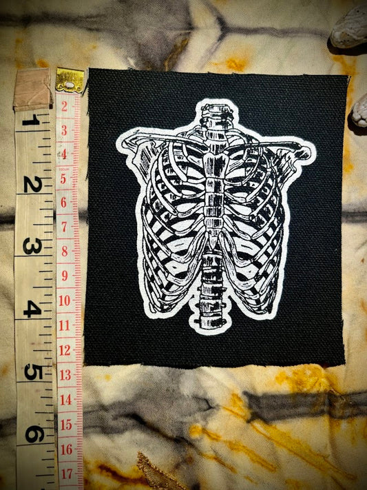 Rib Cage Sew on patch