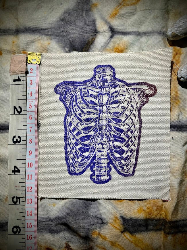 Rib Cage Sew on patch