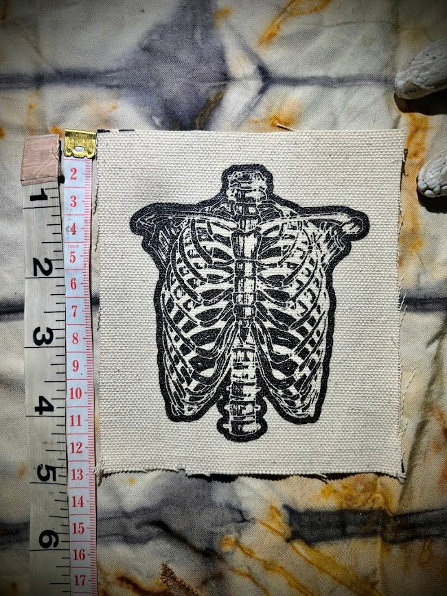 Rib Cage Sew on patch