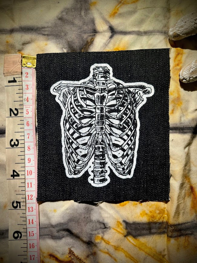 Rib Cage Sew on patch
