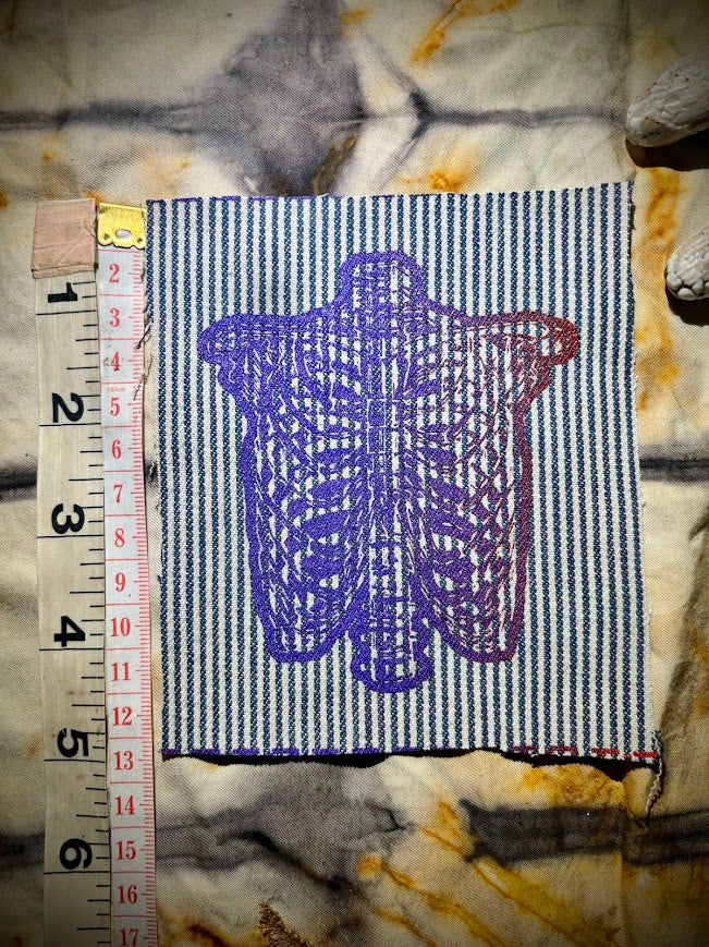 Rib Cage Sew on patch