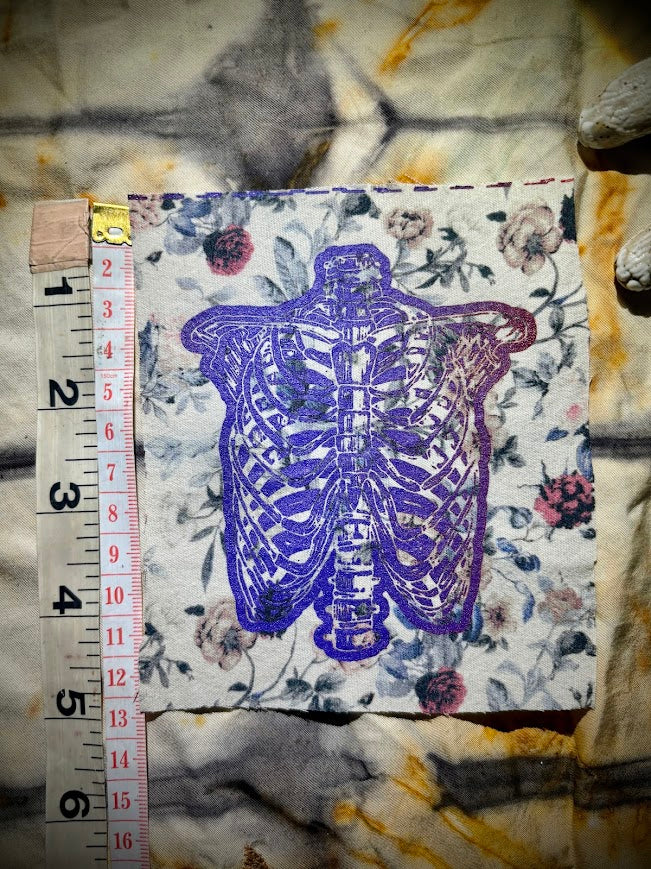 Rib Cage Sew on patch