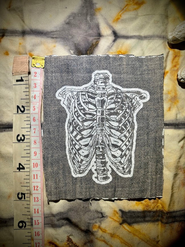 Rib Cage Sew on patch