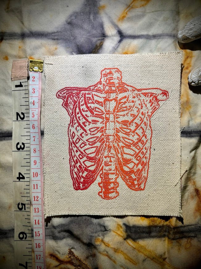 Rib Cage Sew on patch