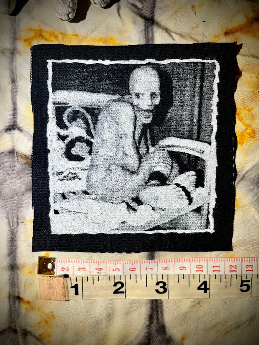 Russian Sleep Study monster, creepy sew on patch