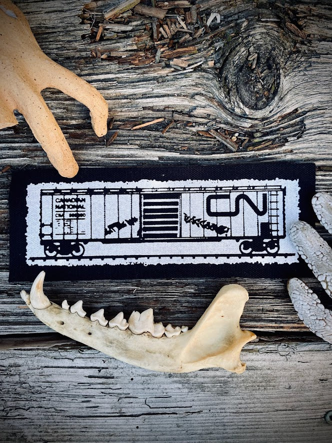 CN boxcar sew on patch